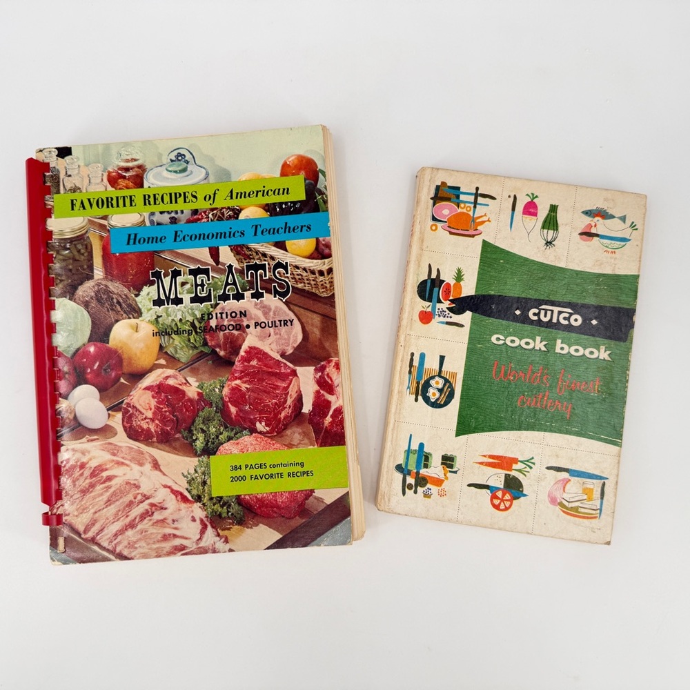 Vintage Cutco Cookbook 1961 Home Economics Teachers Meats Recipes Edition 1962